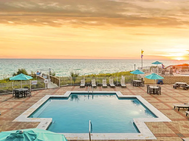 a view of an ocean and beach