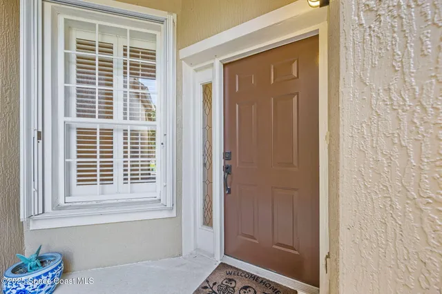 a view of front door