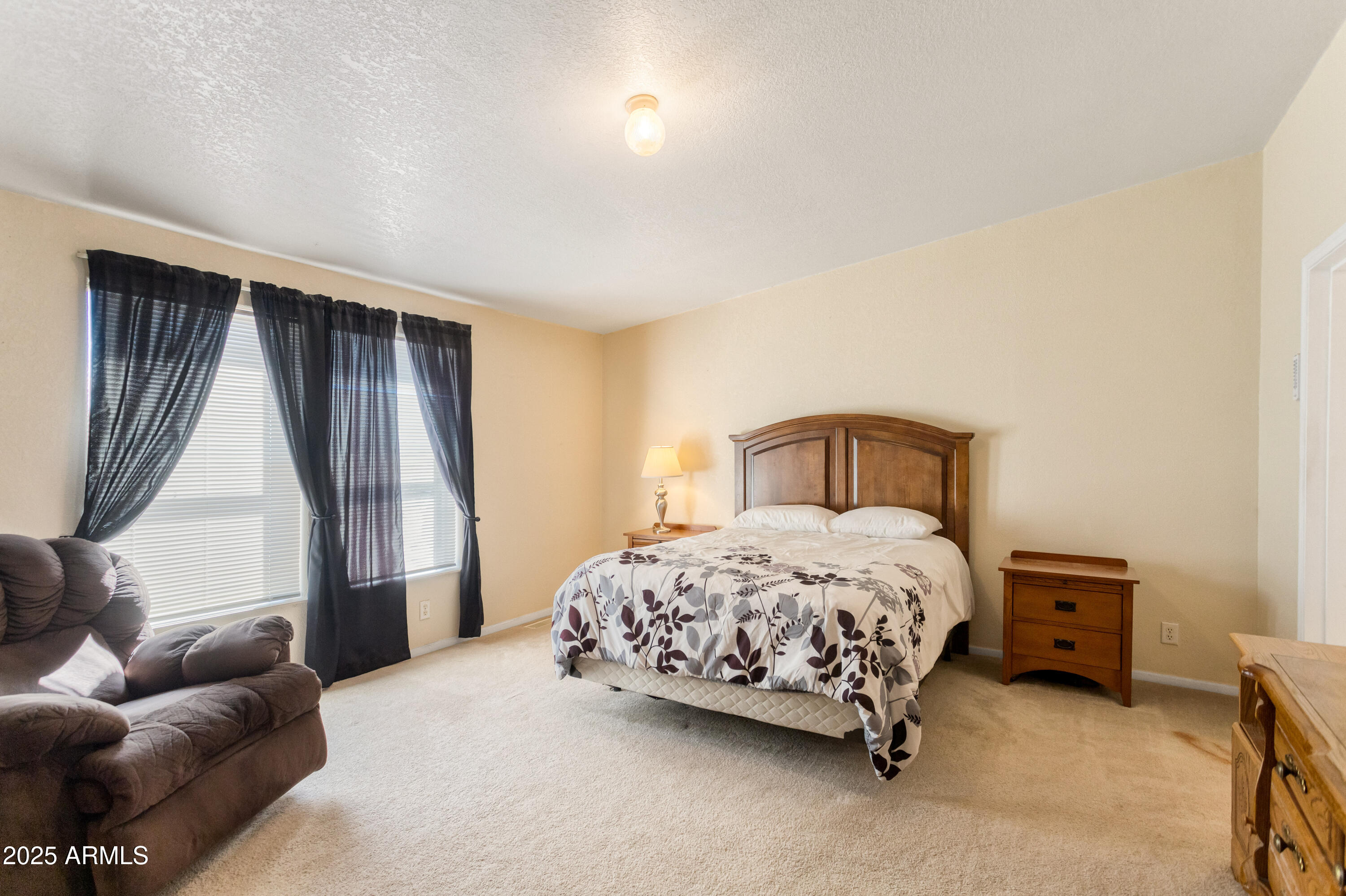 3526 West Rak Road Douglas, AZ 85607 - Photo 14 of 51 a bedroom with a bed and a couch