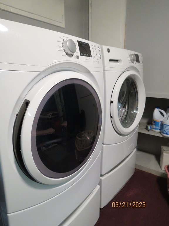 17 Bowl Road Chelmsford, MA 01824 - Photo 25 of 30 a utility room with dryer and washer