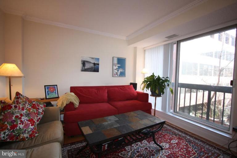 1045 31st Street Northwest, Unit 202 Washington, DC 20007 - Photo 7 of 21 a living room with furniture and a window
