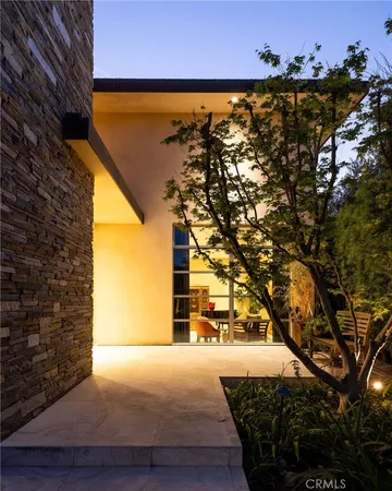 a view of outdoor space with seating area