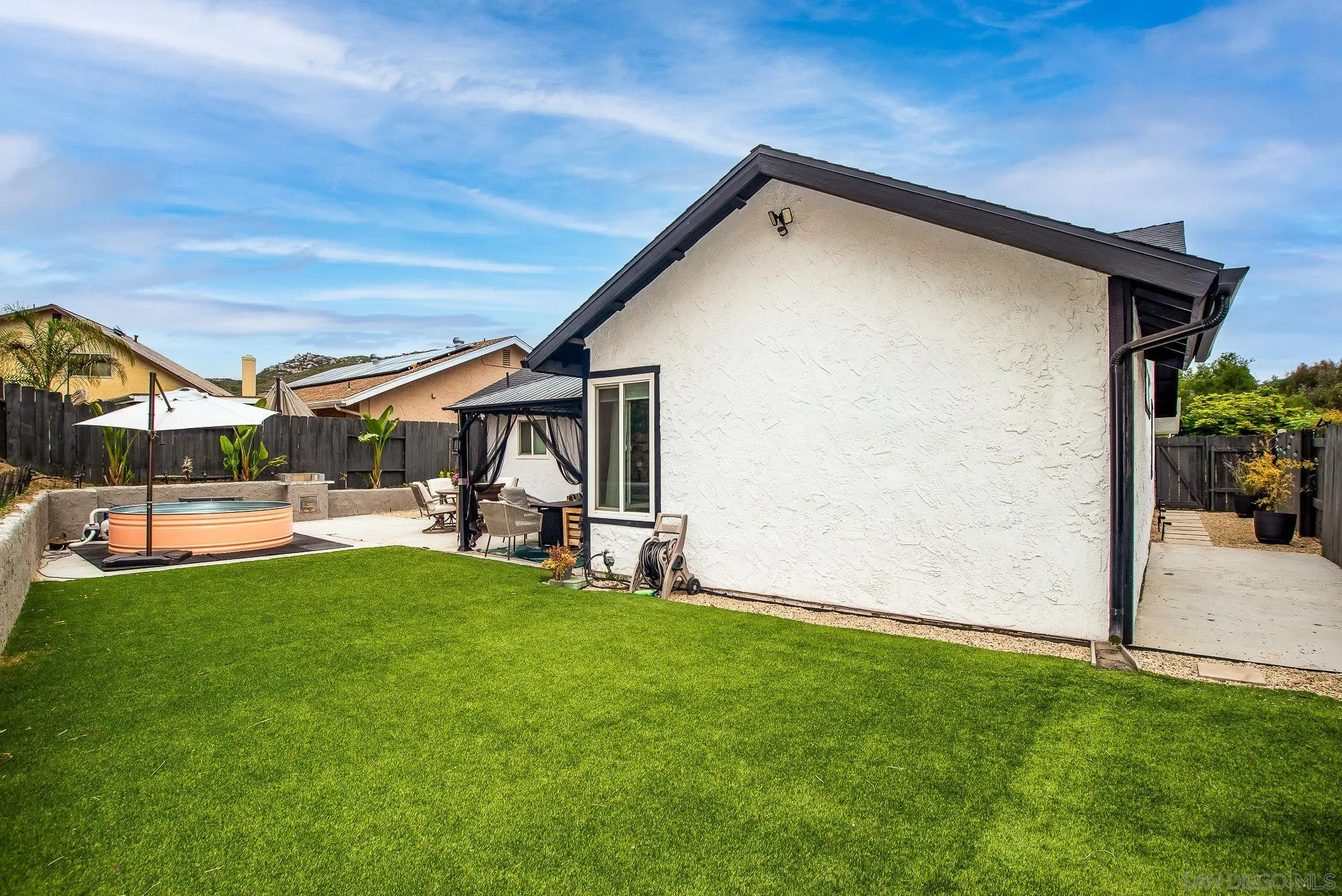 10753 Valor Place Santee, CA 92071 - Photo 22 of 24 a view of a house with backyard