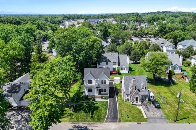 an aerial view of multiple houses