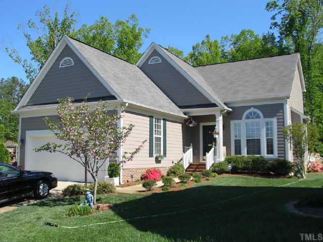 9816 Whitecroft Raleigh, NC 27617 - Photo 1 of 1 a front view of a house with garden