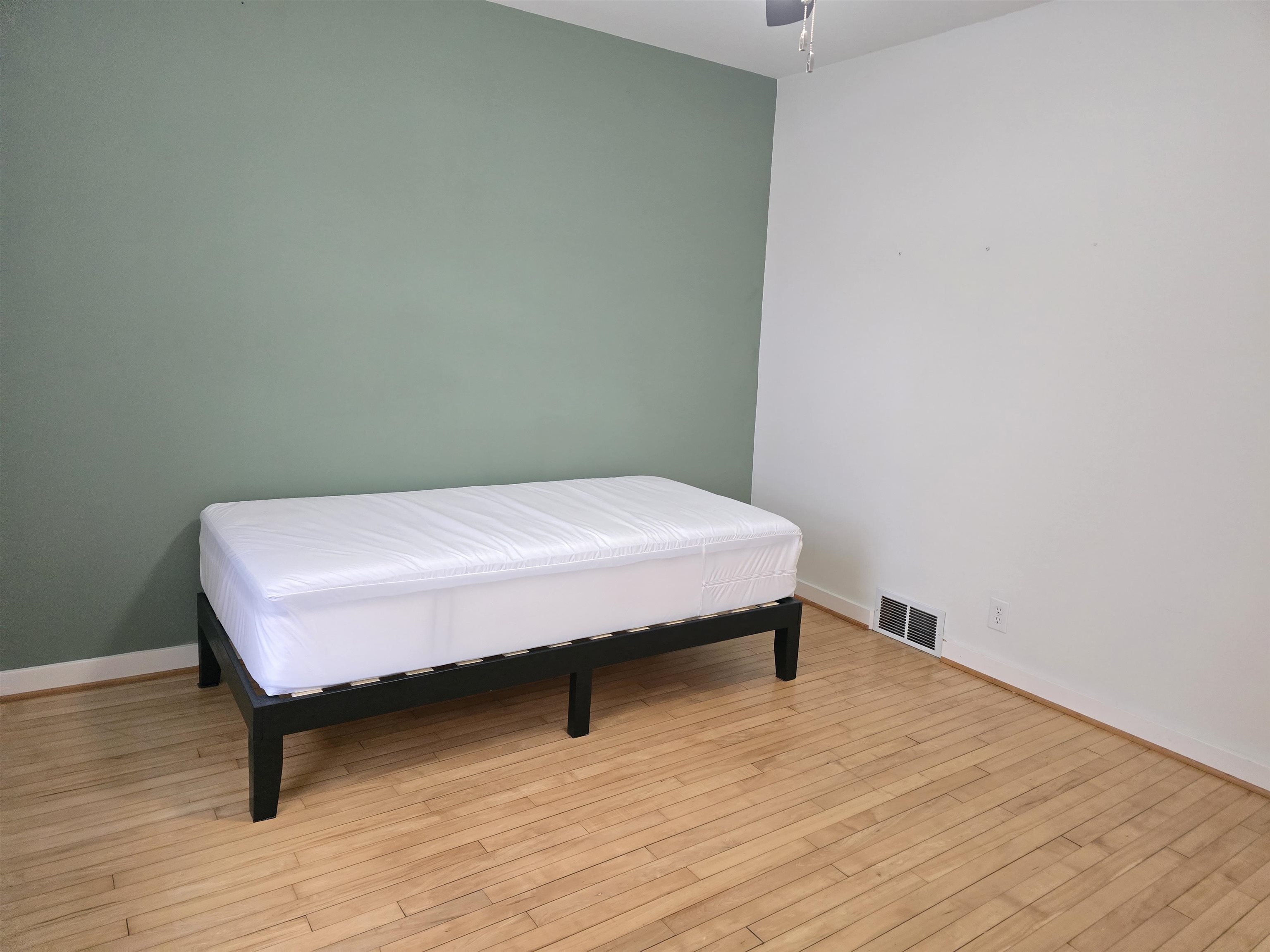 321 Rice Avenue Bayfield, WI 54814 - Photo 30 of 30 Bedroom featuring ceiling fan and light hardwood flooring