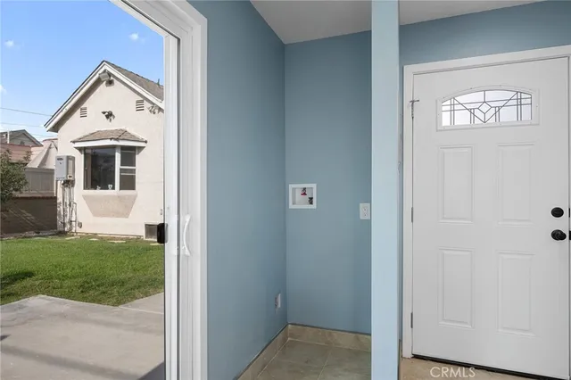 a view of front door of a house