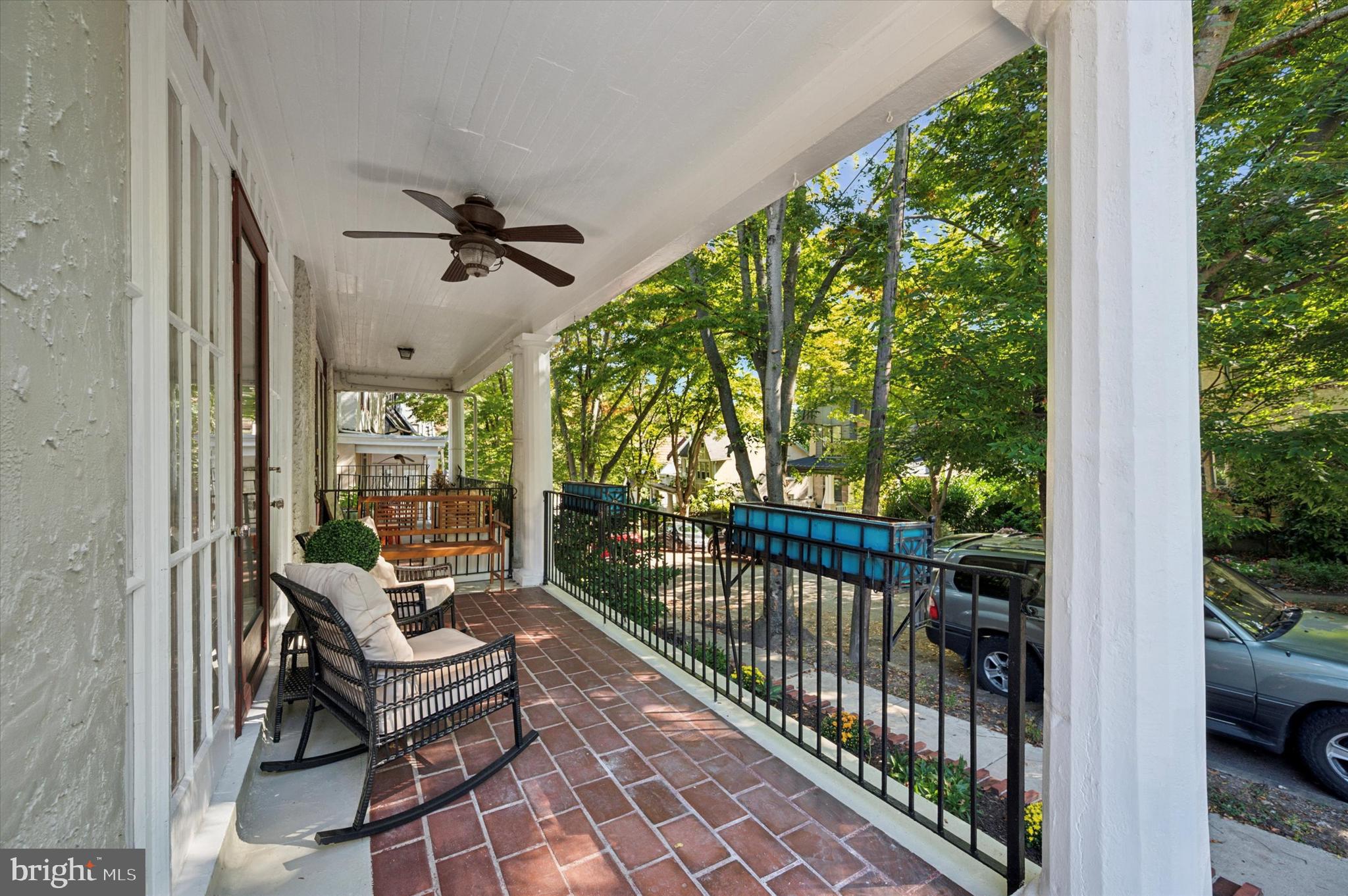 525 Burnham Road Philadelphia, PA 19119 - Photo 3 of 36 a view of a porch with furniture and garden
