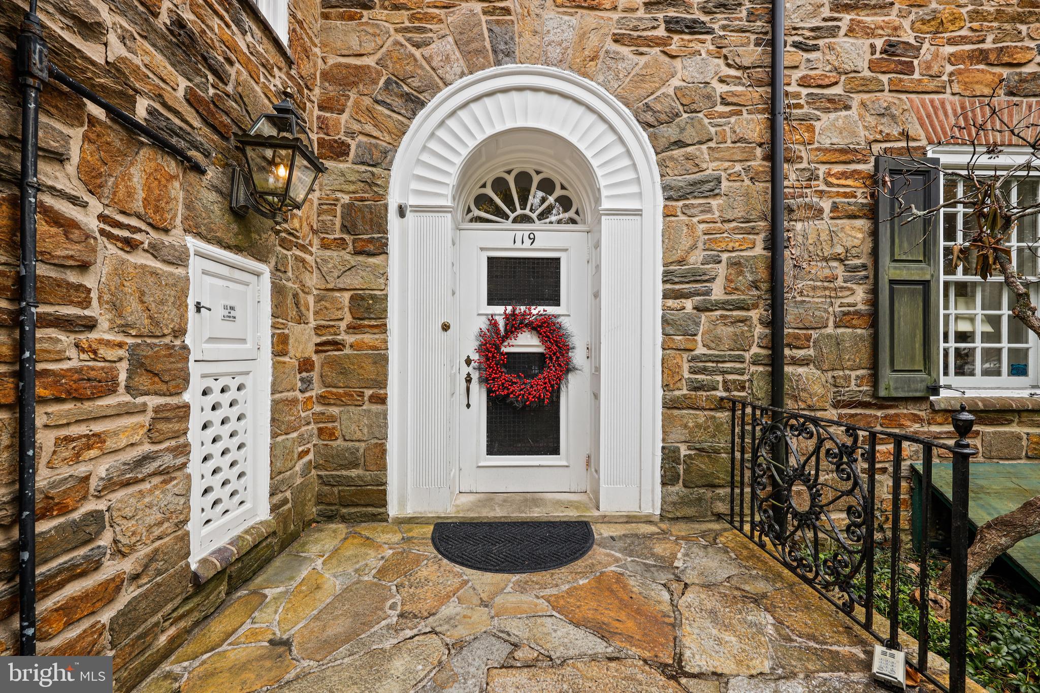 119 St Dunstans Road Baltimore, MD 21212 - Photo 49 of 54 a front view of a house with stairs