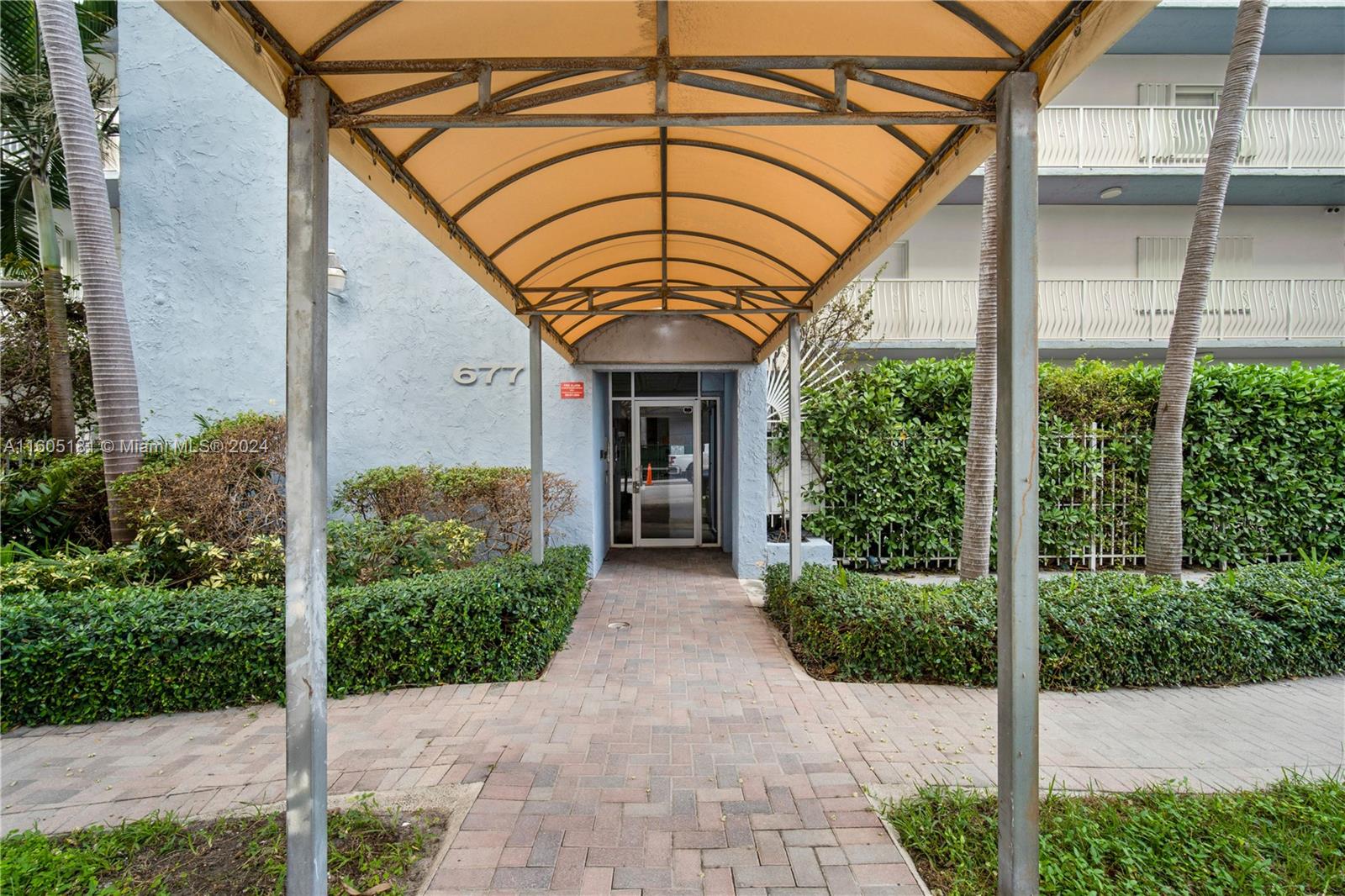 677 Northeast 24th Street, Unit 505 Miami, FL 33137 - Photo 25 of 30 a view of a porch