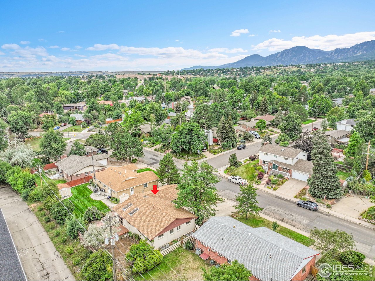 960 Toedtli Drive Boulder, CO 80305 - Photo 48 of 50 an aerial view of a house with a yard