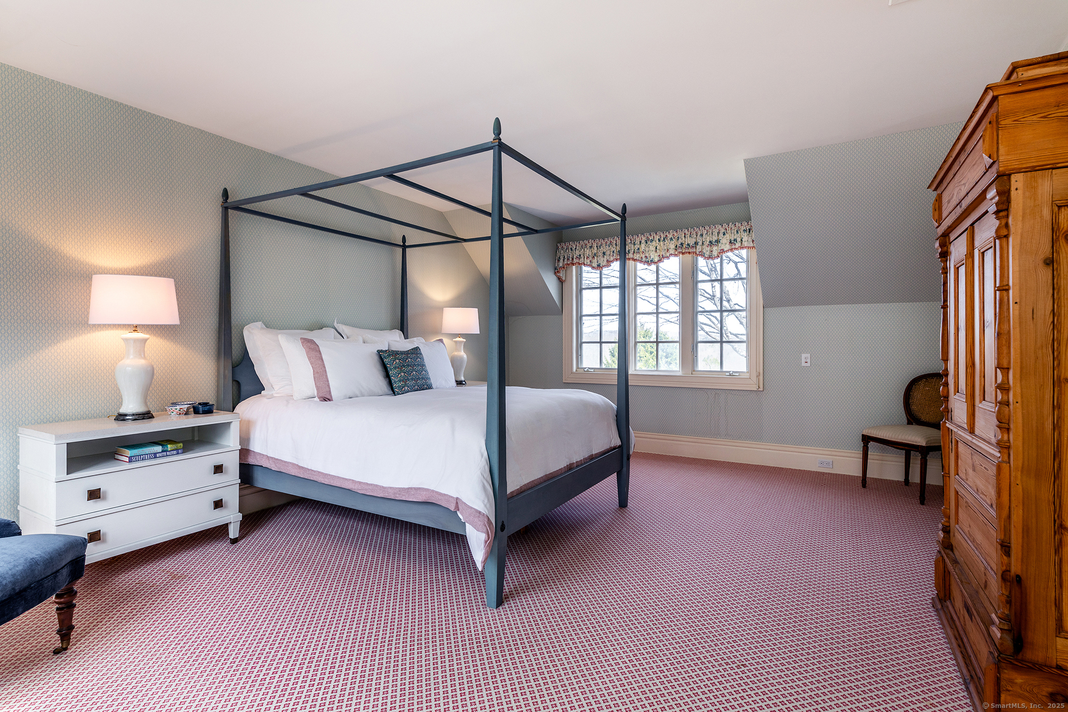 11 Raven Rock Road Roxbury, CT 06783 - Photo 25 of 35 a bedroom with a bed chair and a window