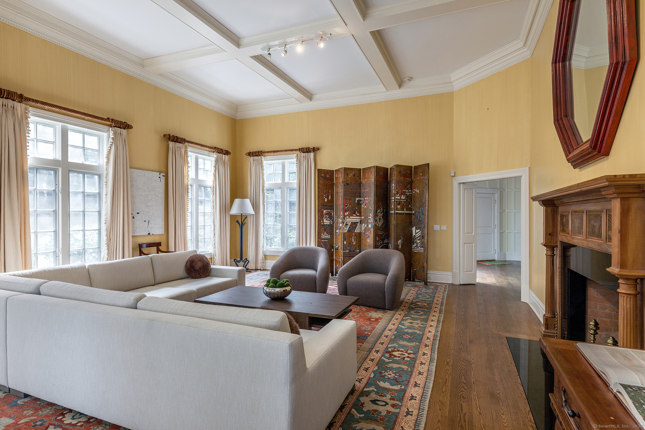 11 Raven Rock Road Roxbury, CT 06783 - Photo 10 of 35 a living room with furniture and a large window