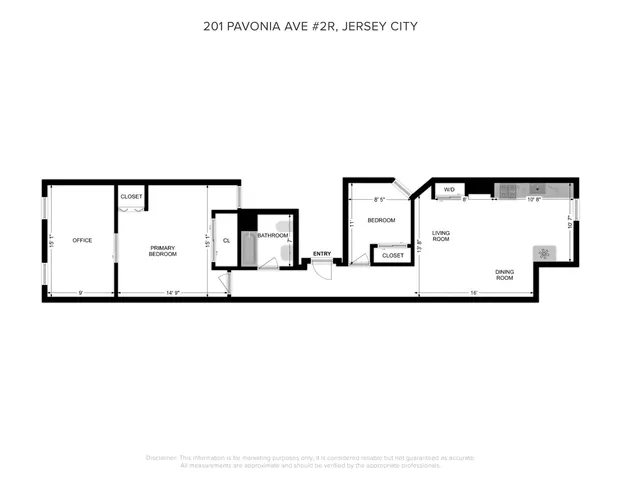 $3,750 | 201 Pavonia Avenue, Unit 202, Jersey City, NJ 07302