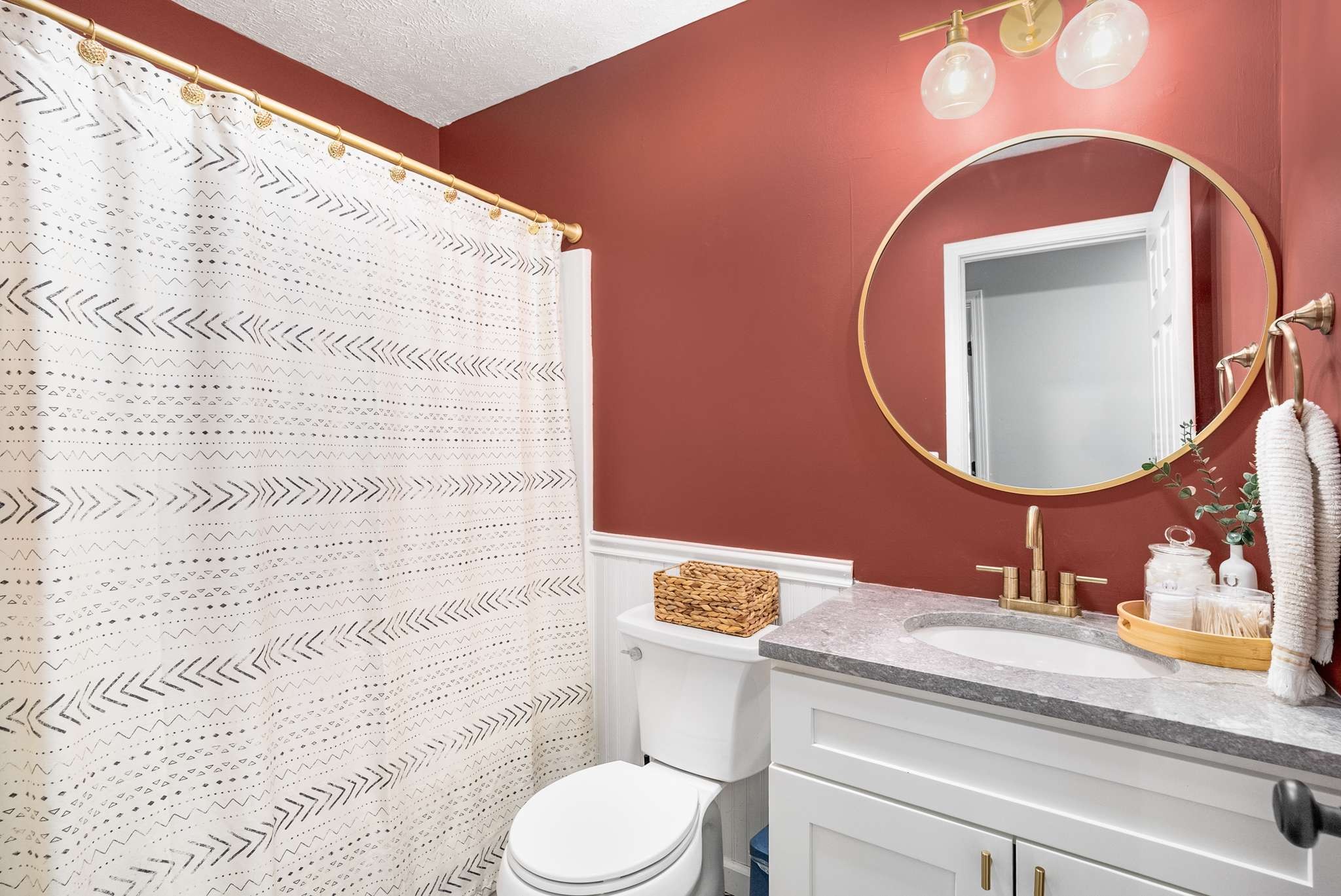 7222 Hidden Lake Drive Fairview, TN 37062 - Photo 13 of 21 a bathroom with a sink mirror vanity and toilet