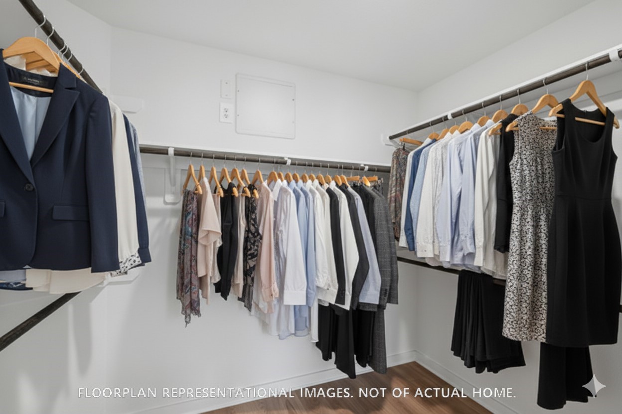 1908 Sleeping Hls Drive Rosenberg, TX 77471 - Photo 10 of 16 a view of walk in closet with clothes and shoes
