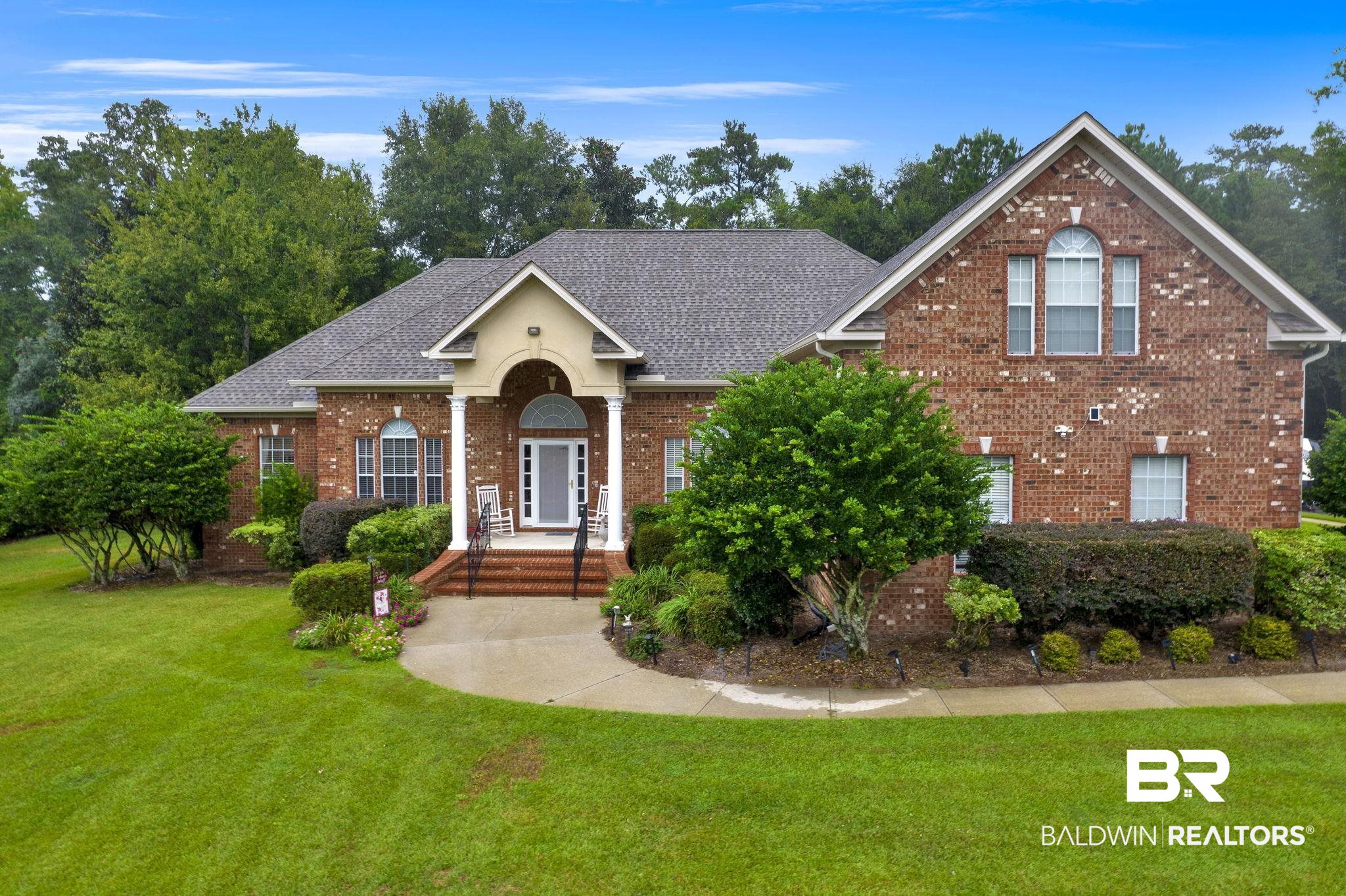 1 Bens Bluff Daphne, AL 36527 - Photo 1 of 56 View of front facade with a front yard
