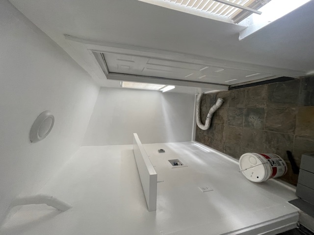 1105 1/2 Tillery Street Austin, TX 78702 - Photo 8 of 19 a bathroom with a sink and a toilet