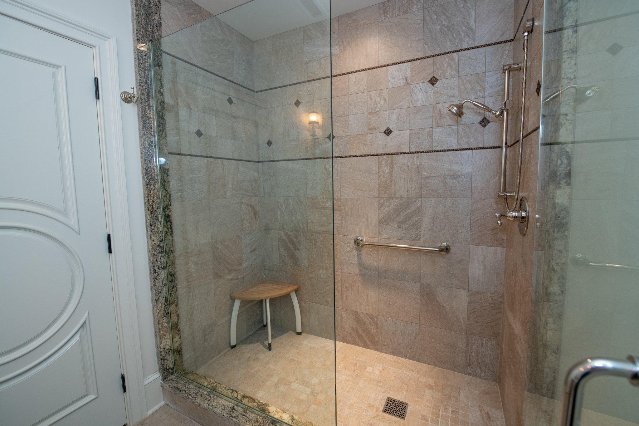 711 Moredon Road Jenkintown, PA 19046 - Photo 106 of 140 Lower level full bath with glass shower.