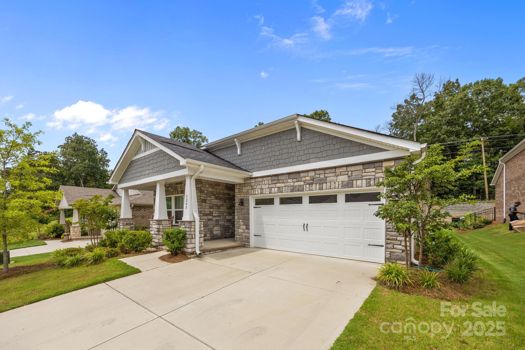 5240 Birchhill Road Mint Hill, NC 28227 - Photo 48 of 48 a front view of a house with a yard