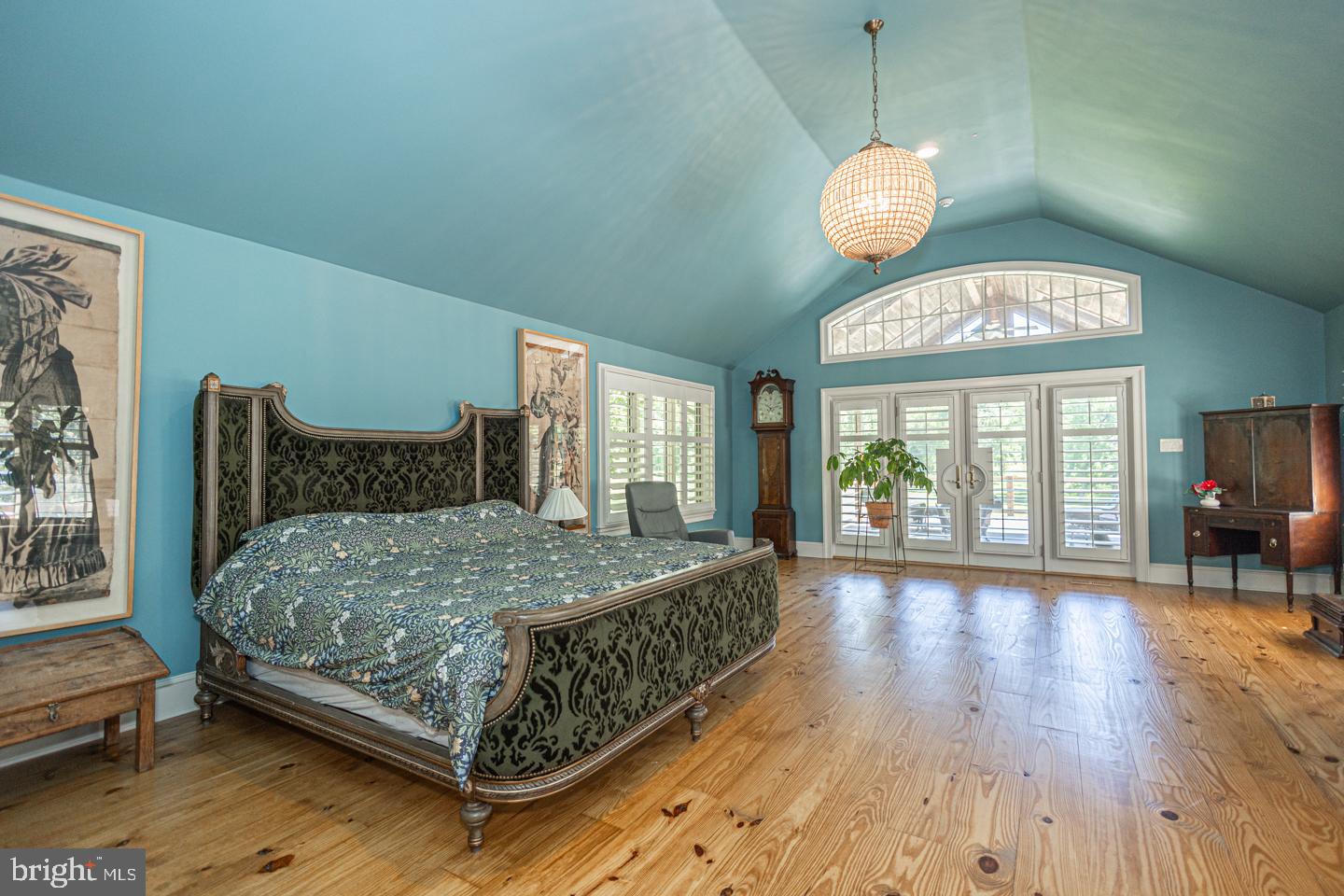 3111 Burnt House Hill Road Doylestown, PA 18902 - Photo 18 of 45 a bedroom with a bed and wooden floor
