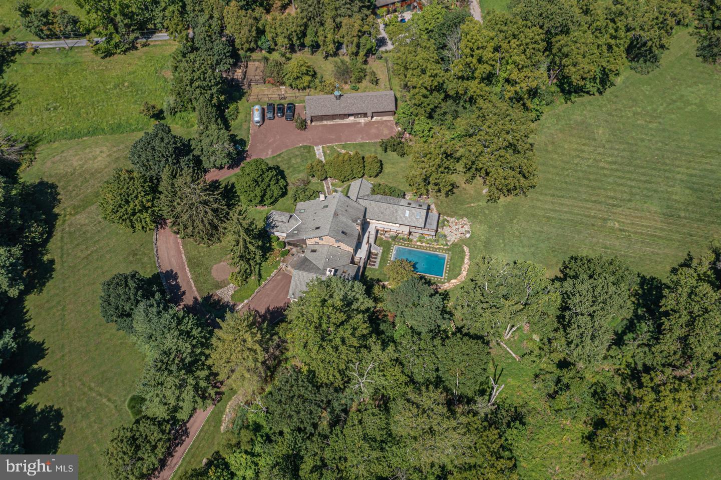 3111 Burnt House Hill Road Doylestown, PA 18902 - Photo 45 of 45 an aerial view of a house with outdoor space