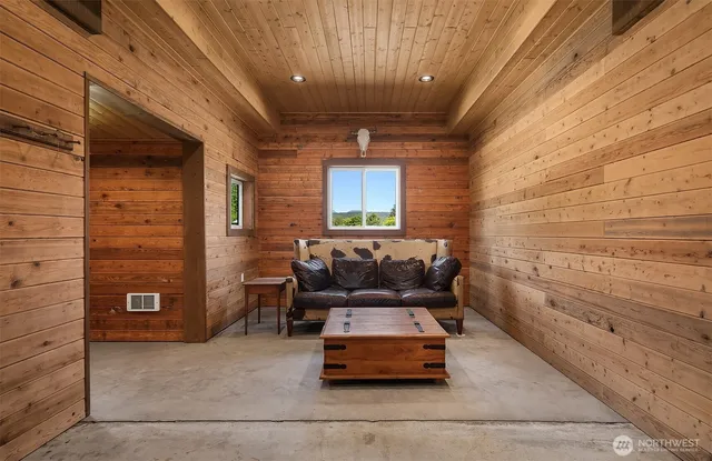 a outdoor space with patio furniture