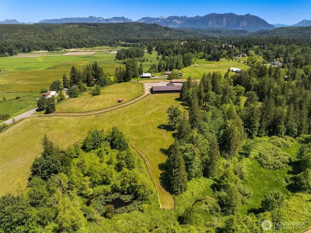 a view of lake with mountain