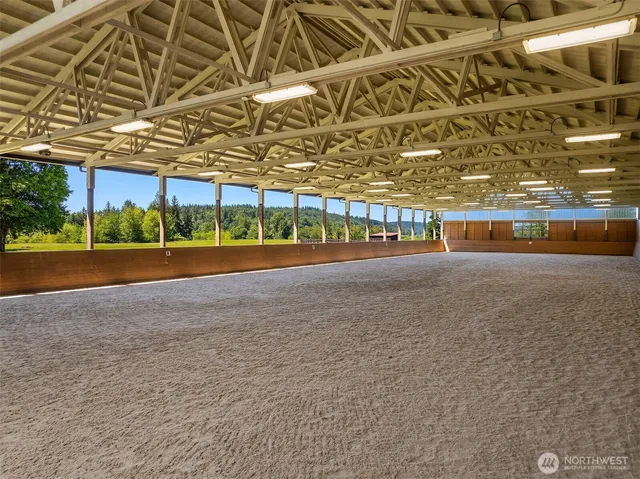 a view of a building with a street