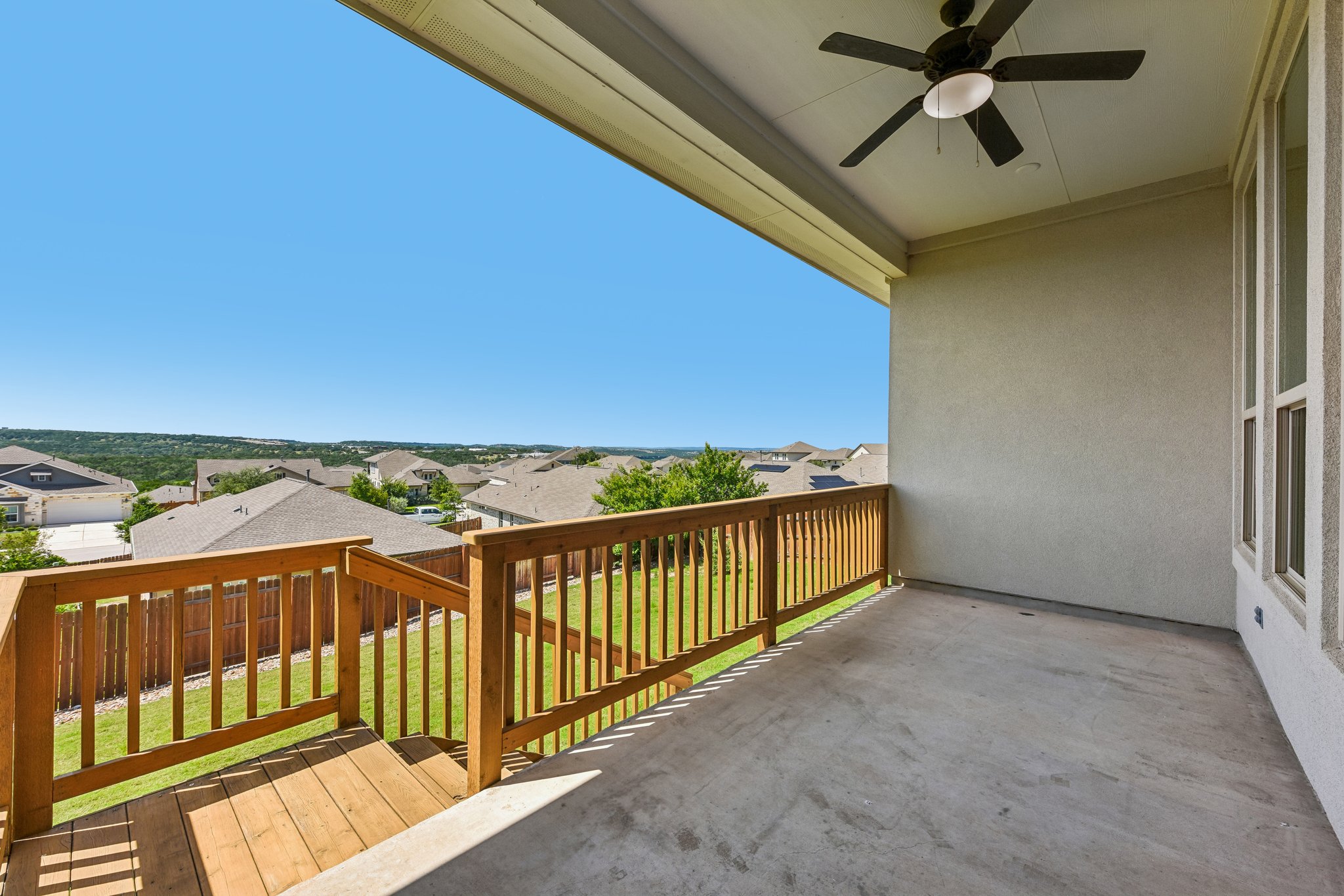 19113 Freeman Circle Austin, TX 78738 - Photo 24 of 37 Perched above the neighborhood, this covered balcony offers peaceful outdoor living.