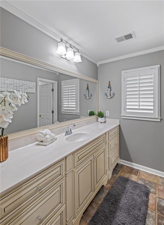 555 Douthit Ferry Road Cartersville, GA 30120 - Photo 27 of 36 a bathroom with a sink and a mirror