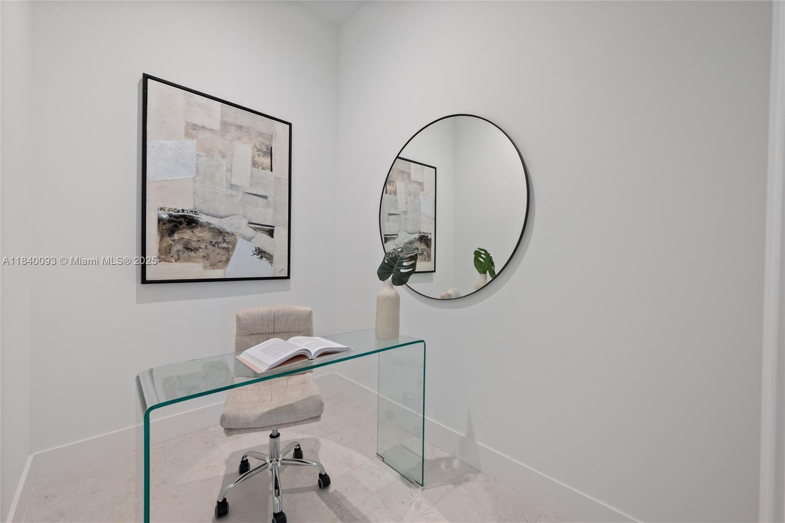 2937 Southwest 21st Street Miami, FL 33145 - Photo 17 of 30 a bathroom with a mirror and a glass door