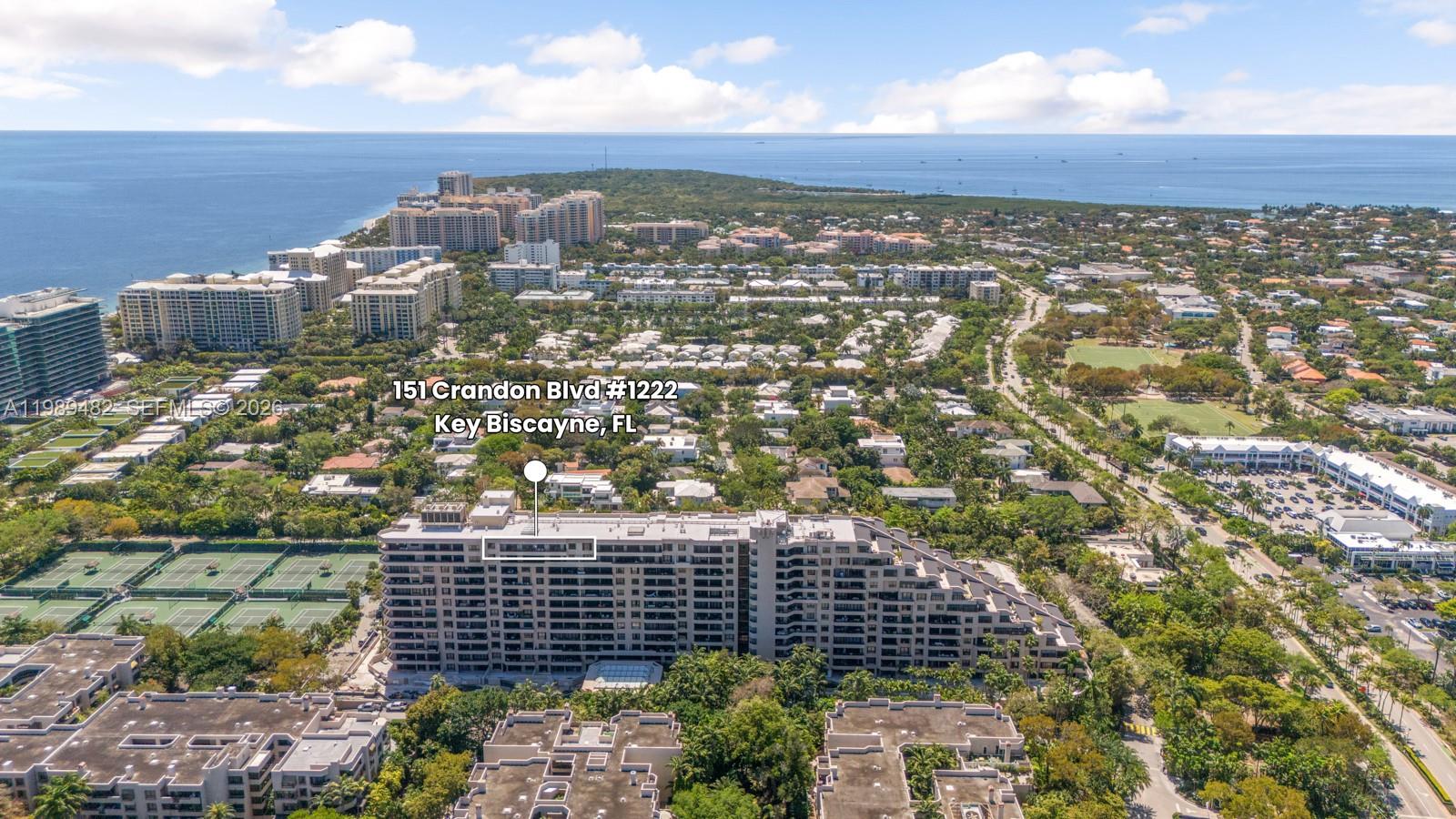 151 Crandon Boulevard, Unit 1222 Key Biscayne, FL 33149 - Photo 22 of 31 a view of a city