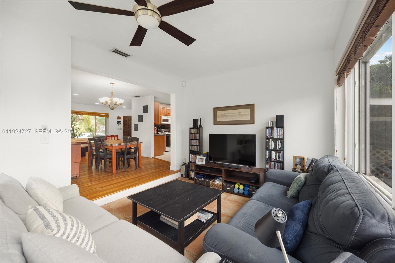 1420 Southwest 82nd Avenue Miami, FL 33144 - Photo 9 of 25 a living room with furniture and a flat screen tv