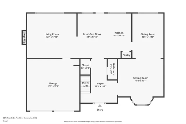 $549,900 | 3875 Ancroft Circle, Peachtree Corners, GA 30092