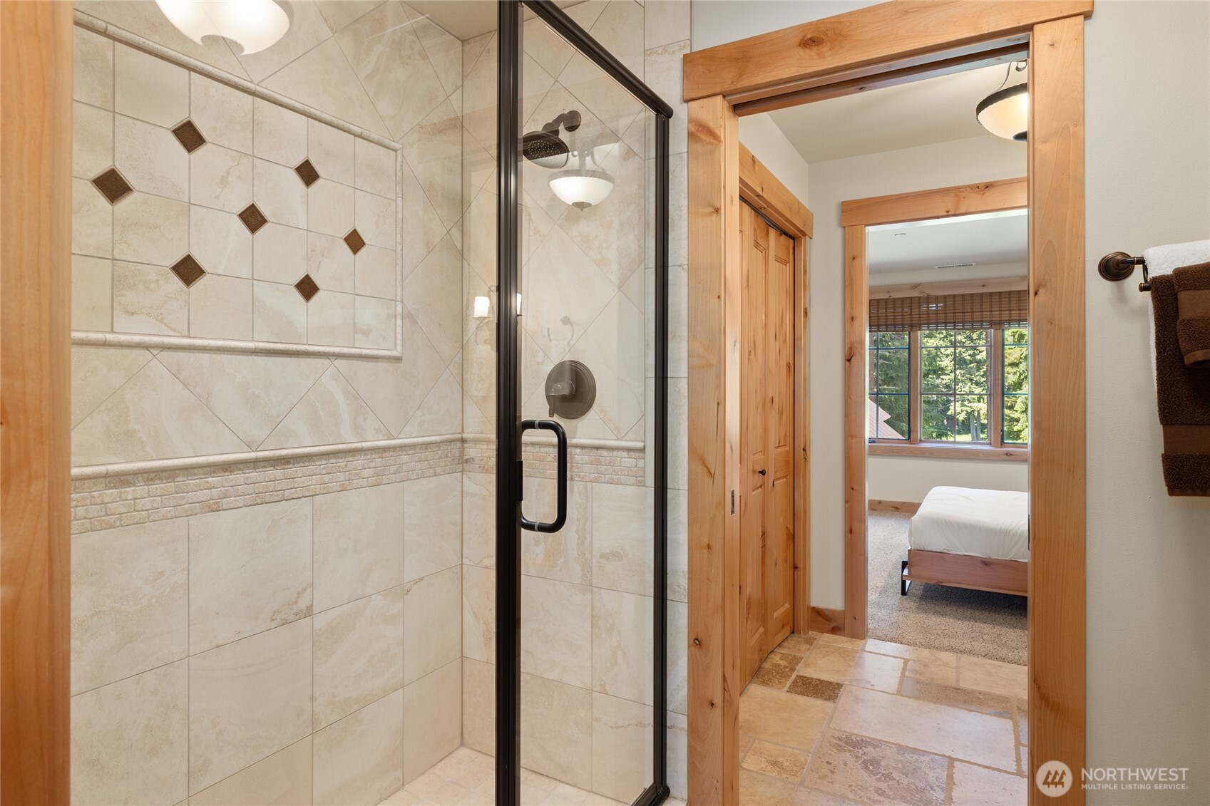 1531 Larkspur Loop Cle Elum, WA 98922 - Photo 28 of 36 a bathroom with a shower and a sink