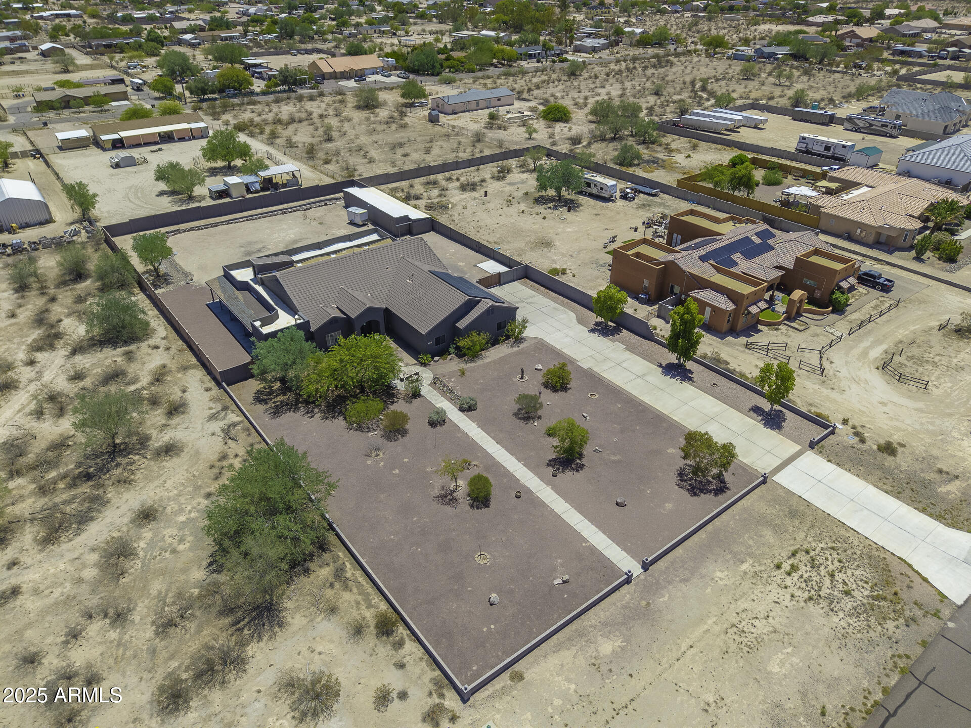 10203 North Burris Road Casa Grande, AZ 85122 - Photo 2 of 85 UAS Down View Front Left