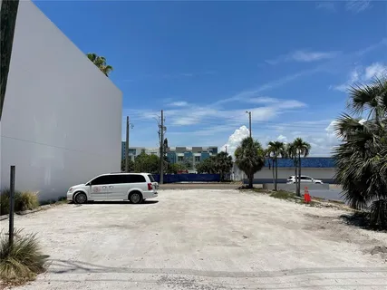 a car parked on the side of a road