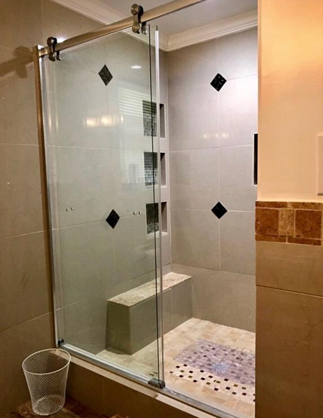 2230 Gault Road Houston, TX 77039 - Photo 15 of 30 a bathroom with a shower