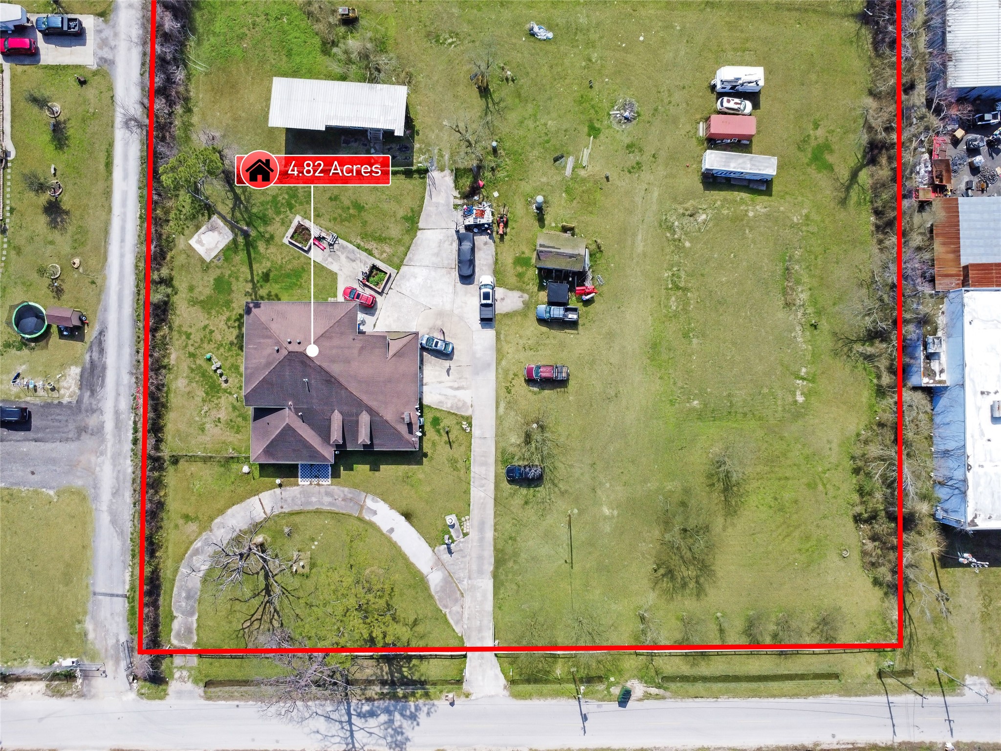 2230 Gault Road Houston, TX 77039 - Photo 3 of 30 an aerial view of residential house with outdoor space and street view