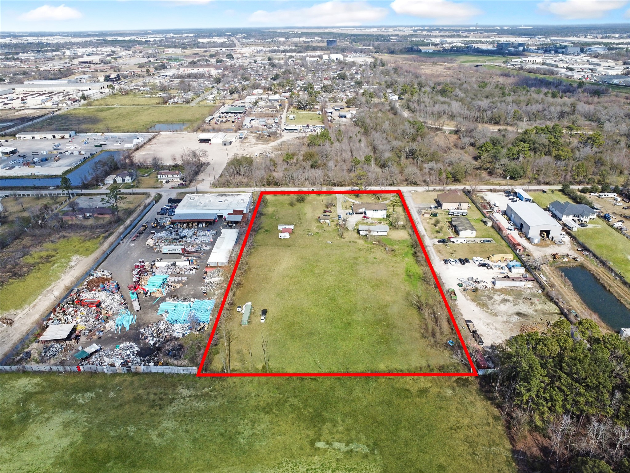 2230 Gault Road Houston, TX 77039 - Photo 4 of 30 an aerial view of residential houses with outdoor space