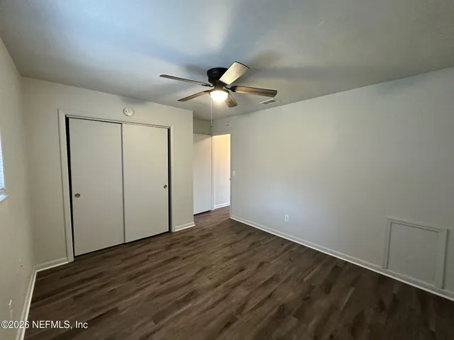 wooden floor in an empty room