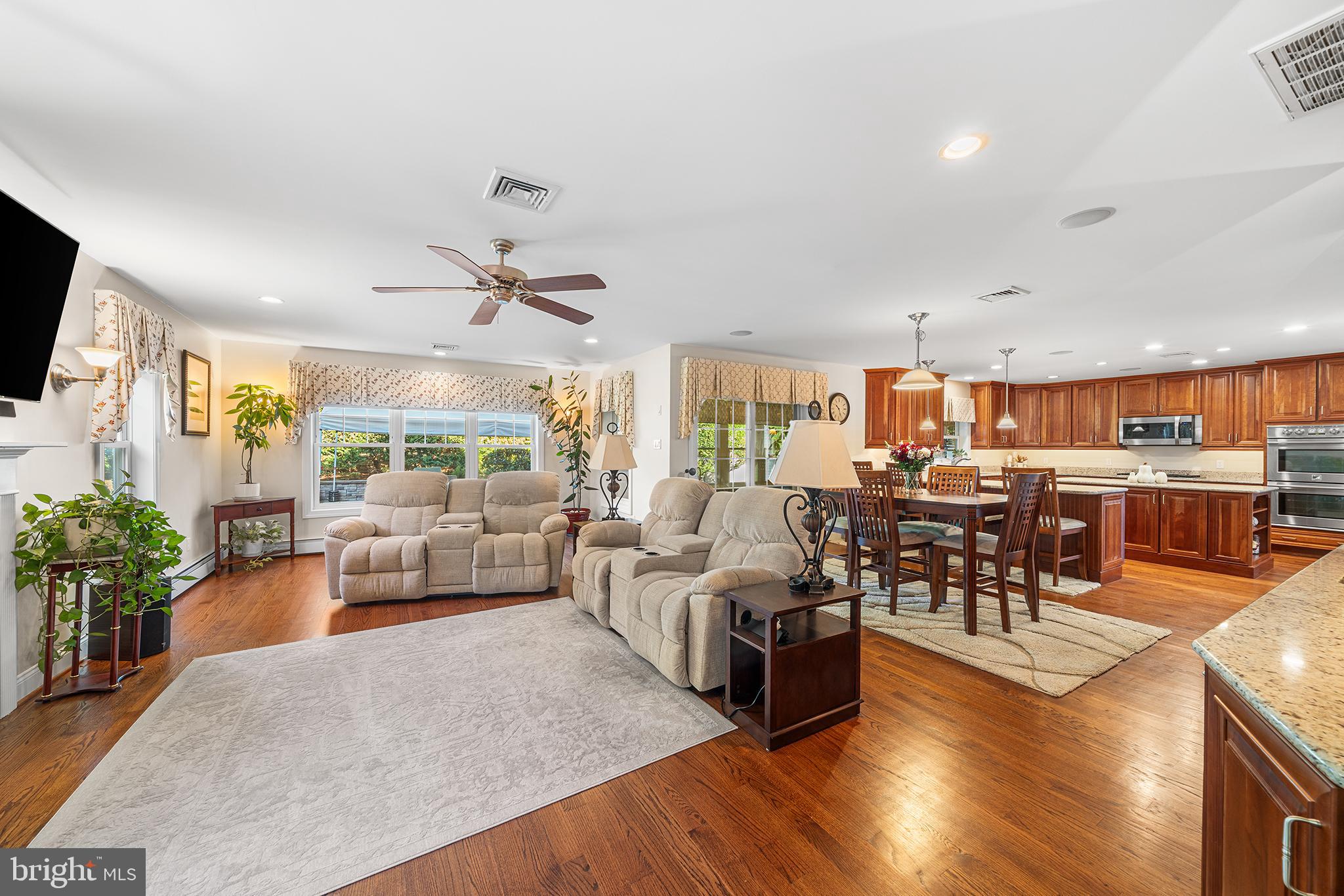 524 Sagamore Road Havertown, PA 19083 - Photo 18 of 43 a living room with furniture kitchen view and a large window