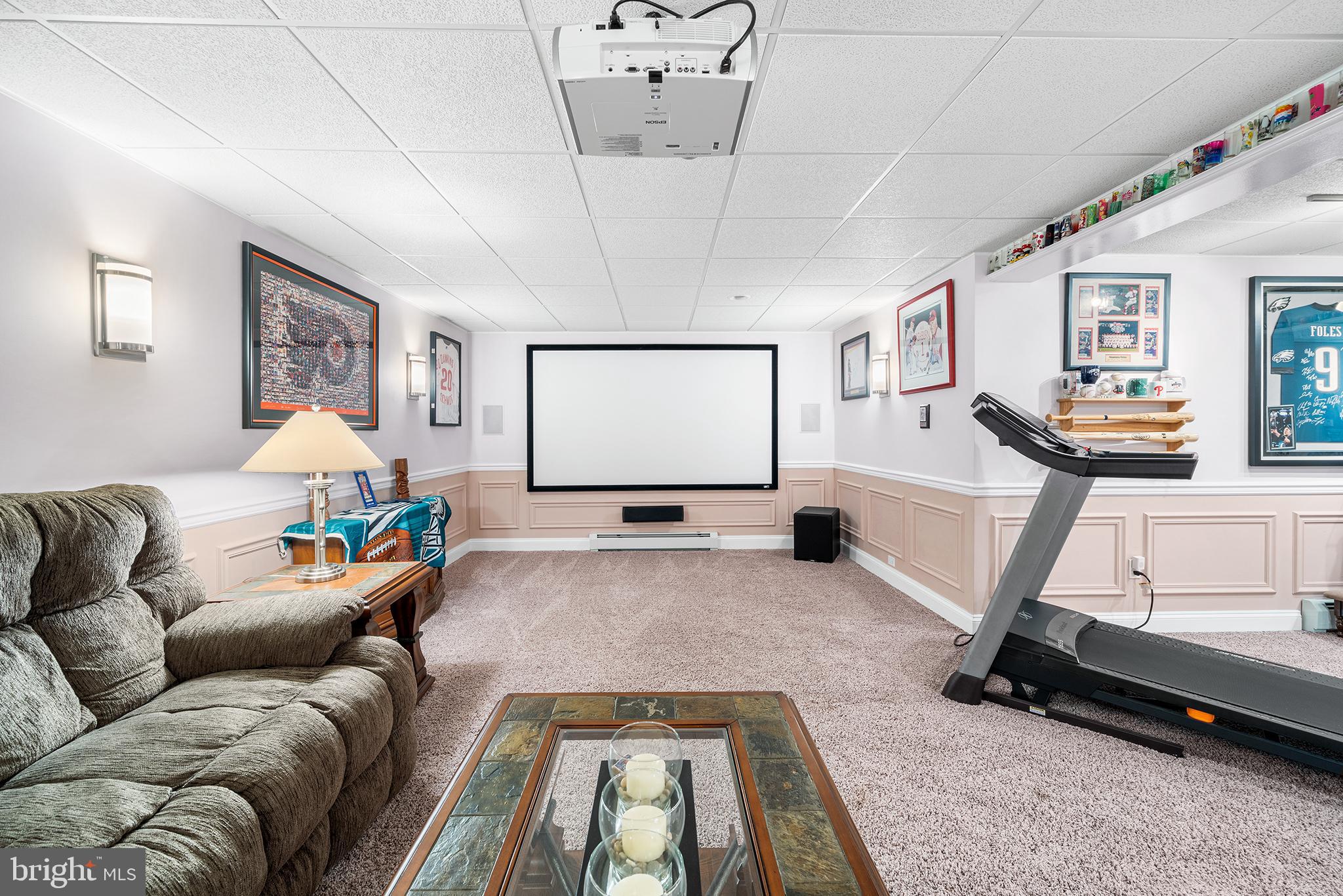 524 Sagamore Road Havertown, PA 19083 - Photo 36 of 43 a living room with furniture and a flat screen tv