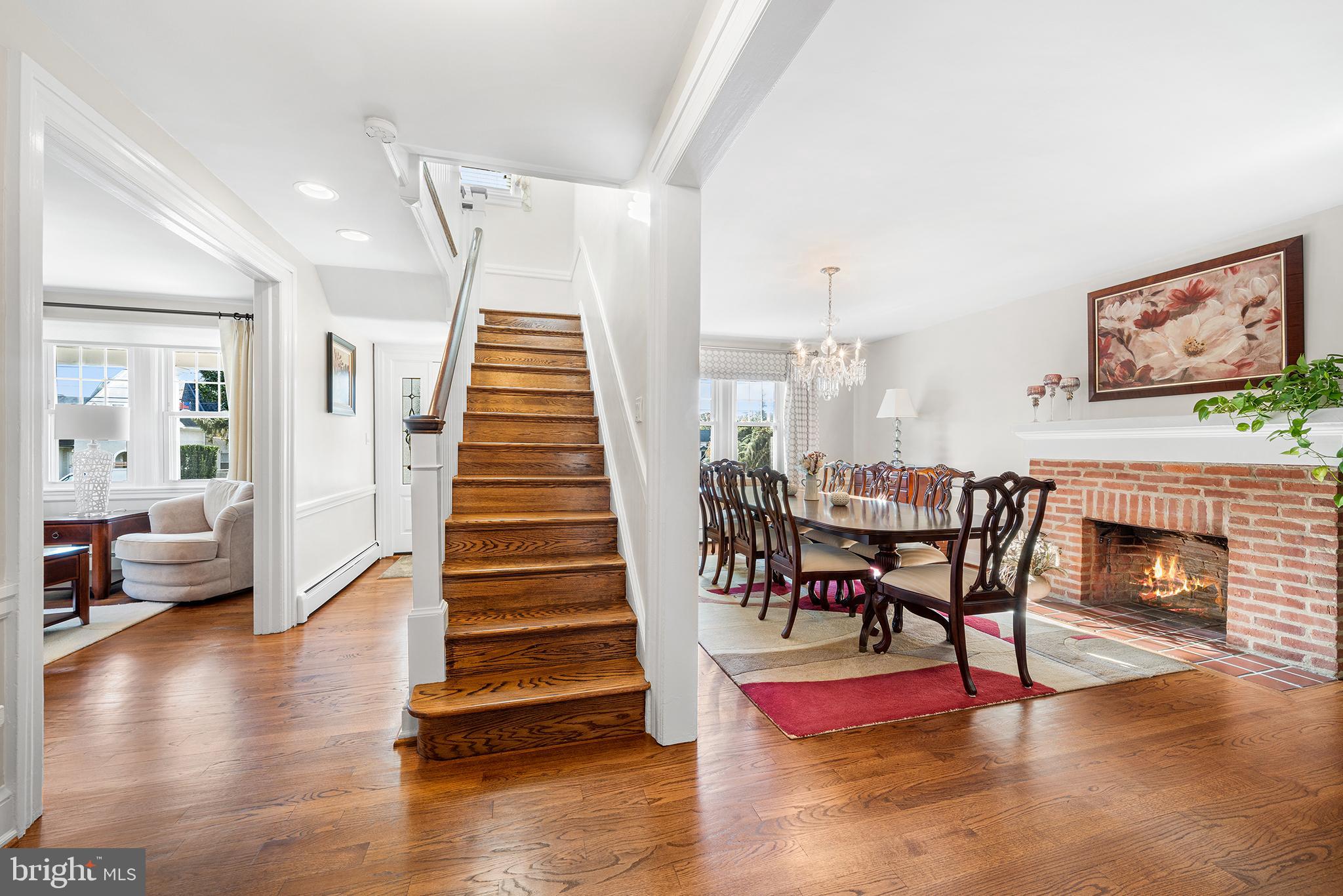 524 Sagamore Road Havertown, PA 19083 - Photo 4 of 43 a view of a livingroom with furniture and a fireplace