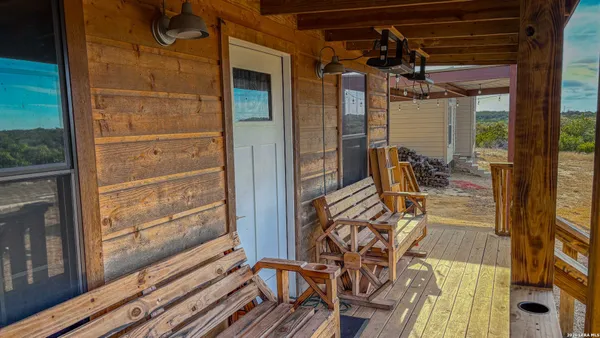 a view of a outdoor space with seating area