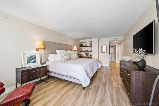 a room with furniture and a window