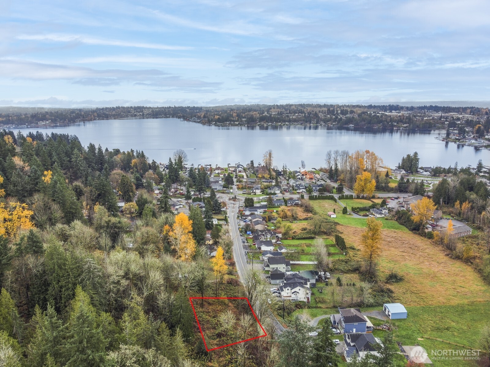 2509 Callow Road Lake Stevens, WA 98258 - Photo 1 of 10 a view of a lake with a city