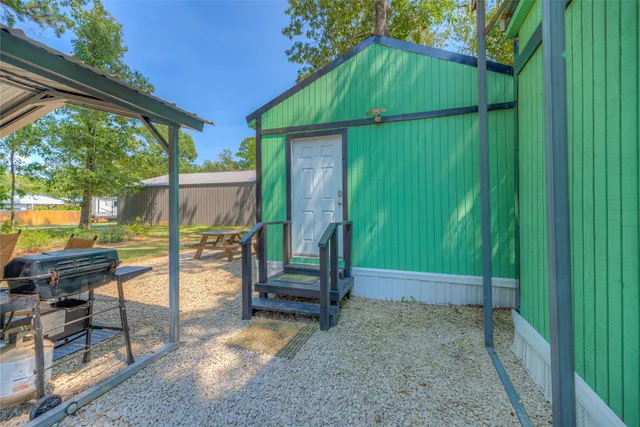 a room with storage and utility