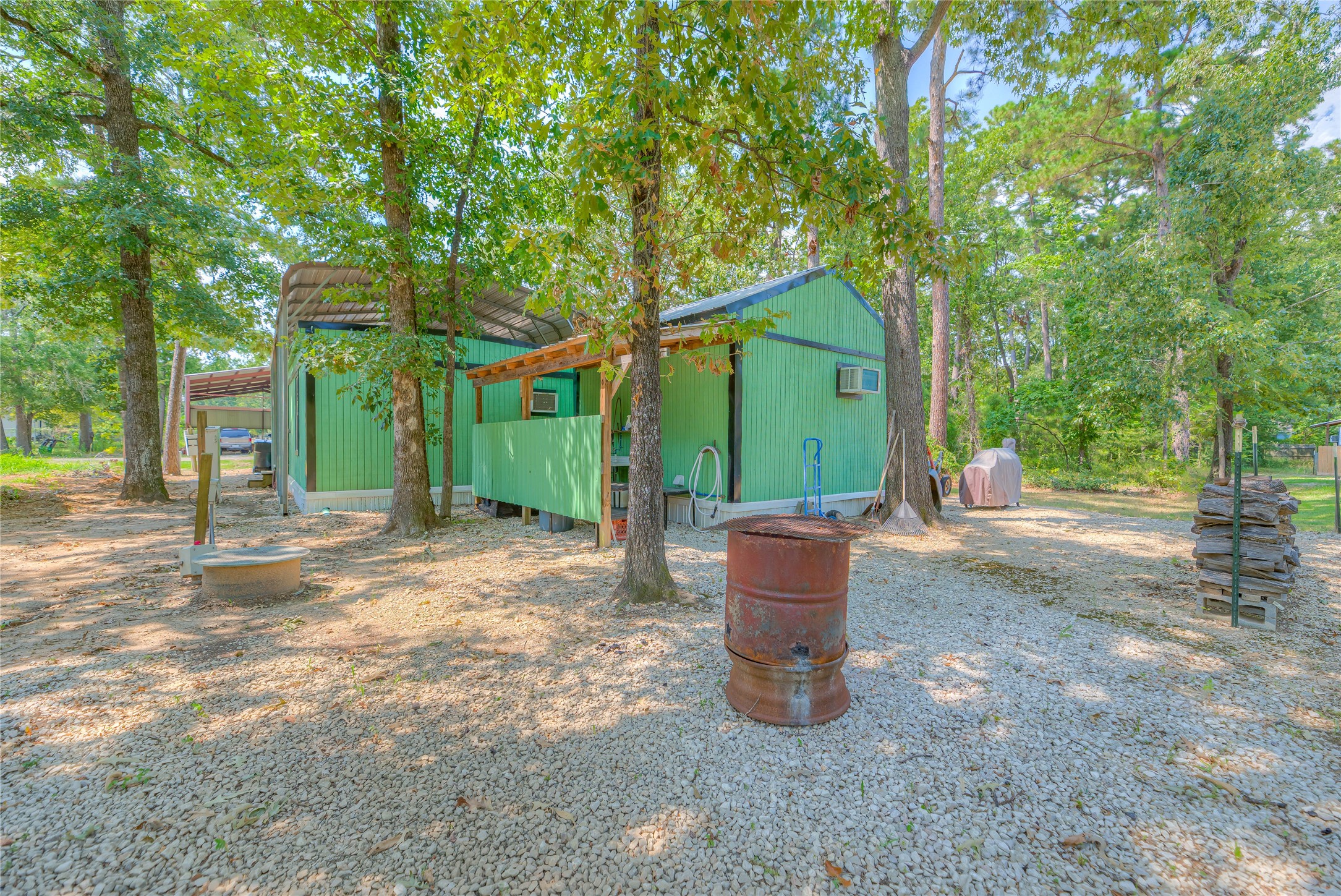 191 Trinidad Lane Point Blank, TX 77364 - Photo 28 of 29 ANOTHER VIEW OF 14 X 14 STORAGE BUILDING